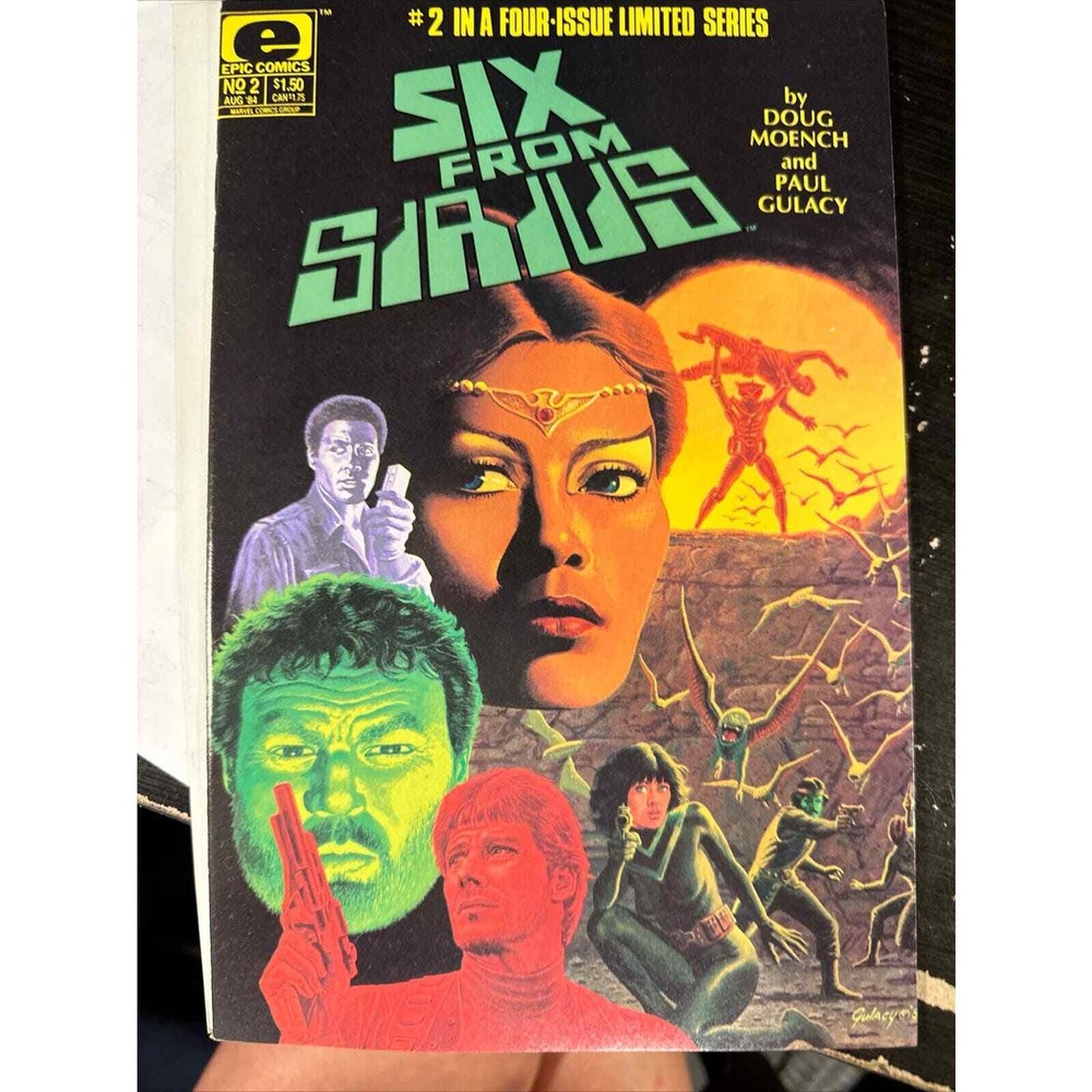 Six From Sirius No 2 in a‎ 4 Issue Limited Series Aug 1984 Epic Comic  Marvel